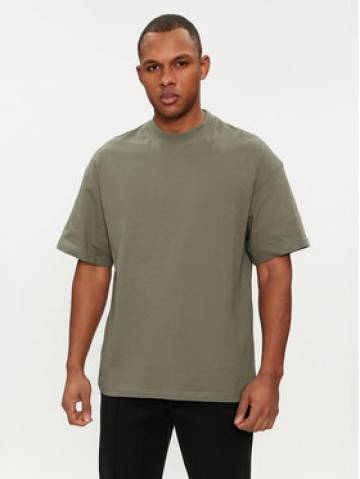 Jack&Jones Футболка Collective 12251865 Зелений Wide Fit Jack&Jones Футболка Collective 12251865 Зелений Wide Fit