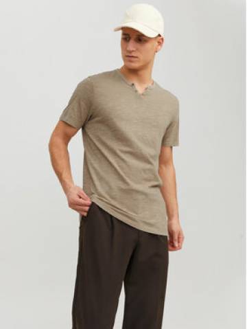 Jack&Jones Футболка Split 12164972 Бежевий Standard Fit Jack&Jones Футболка Split 12164972 Бежевий Standard Fit