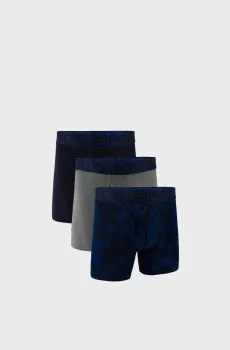 Мужские боксеры (3 шт) M UA Perf Cotton Nov 6in Разноцветный S Under Armour 1383890-400