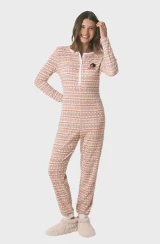 Женский комбинезон с узором Разноцветный XL womensecret 4372786