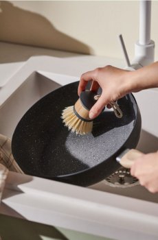 Щітка для миття посуду - темно-сірий