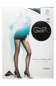 Колготки женские Gatta Laura, 20 DEN, Nero, размер 2