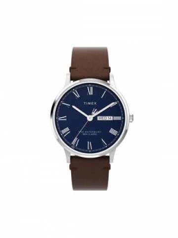 Timex Годинник Waterbury TW2W14900 Коричневий Timex Годинник Waterbury TW2W14900 Коричневий