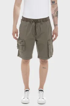 Мужские оливковые шорты Оливковый 36 Replay M9927 .000.84073G