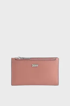 Женский розовый кожаный кошелек Розовый ONESIZE DKNY R92Z3C08