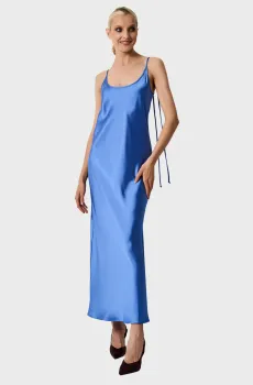 Женское синее платье Синий M ANDRE TAN 41027