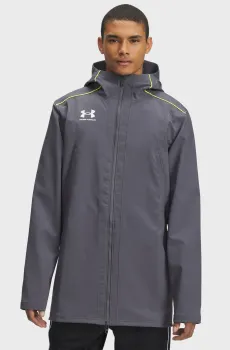 Мужская серая ветровка UA M Challenger Pro Jkt Серый XXL Under Armour 6004051-025