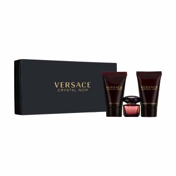 Парфюмированный набор женский Versace Crystal Noir (туалетная вода, 5 мл + гель для душа, 25 мл + лосьон для тела, 25 мл) Парфюмированный набор женский Versace Crystal Noir (туалетная вода, 5 мл + гель для душа, 25 мл + лосьон для тела, 25 мл)