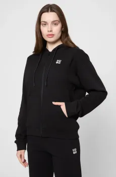 Женское черное худи Черный XS HUGO 50535240;001