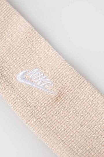 Повязка на голову Nike Waffle цвет бежевый Повязка на голову Nike Waffle цвет бежевый