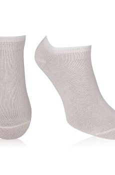 Носки женские AmiGA 11В20-5/4 спортивные, молочные, размер 23-25