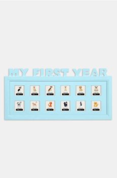 Фоторамка "My first year" - блакитний