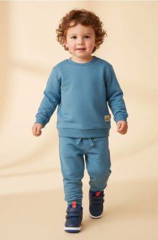 Трикотажний костюм - синій