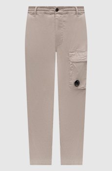 Серые брюки с патчем