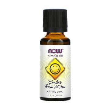 Смесь эфирных масел Now Foods Essential Oils Smiles for Miles Oil Blend, 30 мл Смесь эфирных масел Now Foods Essential Oils Smiles for Miles Oil Blend, 30 мл