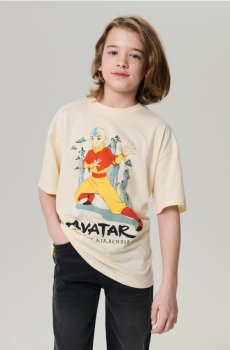 Футболка Avatar: The Last Airbender - кремовий