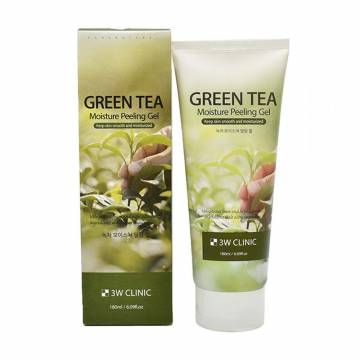 Пилинг-гель для лица 3W Clinic Green Tea Moisture Peeling Gel с экстрактом зеленого чая, 180 мл Пилинг-гель для лица 3W Clinic Green Tea Moisture Peeling Gel с экстрактом зеленого чая, 180 мл