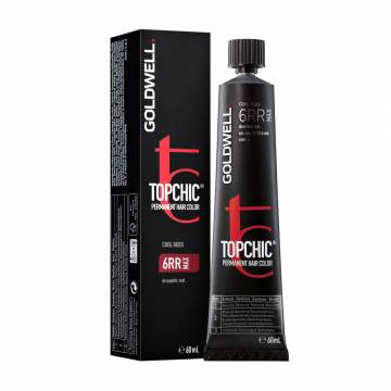 Стойкая профессиональная краска для волос Goldwell Topchic Permanent Hair Color 6RR MAX Dramatic Red, 60 мл Стойкая профессиональная краска для волос Goldwell Topchic Permanent Hair Color 6RR MAX Dramatic Red, 60 мл