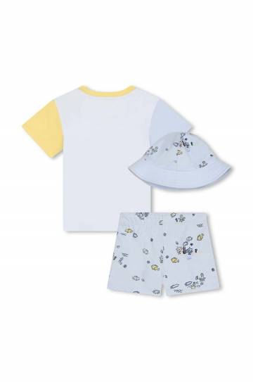 Комплект для младенцев Kenzo Kids цвет белый Комплект для младенцев Kenzo Kids цвет белый