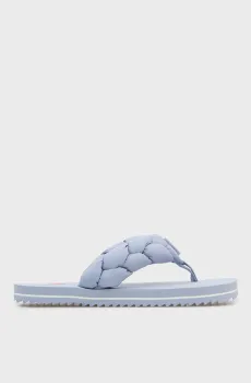Женские голубые вьетнамки BRAIDED Голубой 39 Tommy Jeans EN0EN02877