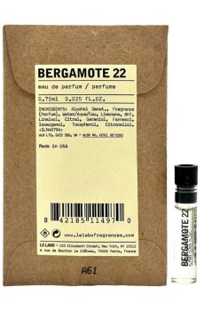 Le Labo Bergamote 22 Парфюмированная вода унисекс, 0.75 мл (пробник)