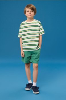 Трикотажний комплект - синьо-зелений