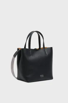 Женская черная кожаная сумка Черный ONESIZE Bimba Y Lola 252BBBJ4X.10000