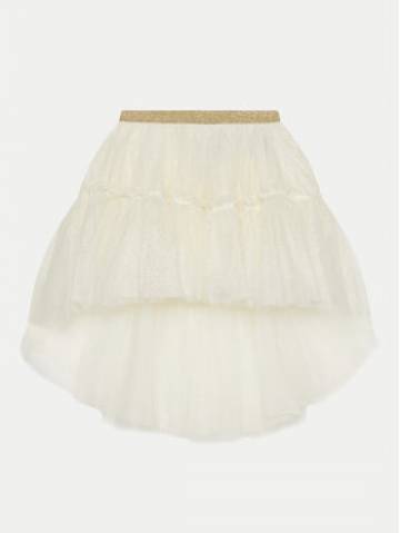 Coccodrillo Спідниця з фатину WC4124203EJG Écru Regular Fit Coccodrillo Спідниця з фатину WC4124203EJG Écru Regular Fit
