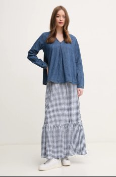 Хлопковая блузка United Colors of Benetton