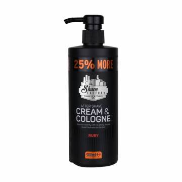 Крем-одеколон после бритья The Shave Factory Ruby After Shave Cream & Cologne, 500 мл Крем-одеколон после бритья The Shave Factory Ruby After Shave Cream & Cologne, 500 мл