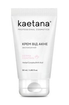 Увлажняющий крем для лица Kaetana Derma Control для проблемной кожи, от акне, с AHA-кислотами, 50 мл