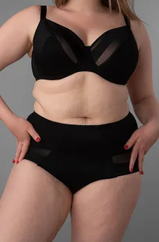 Женские черные трусики Черный XL brabrabra 2030034