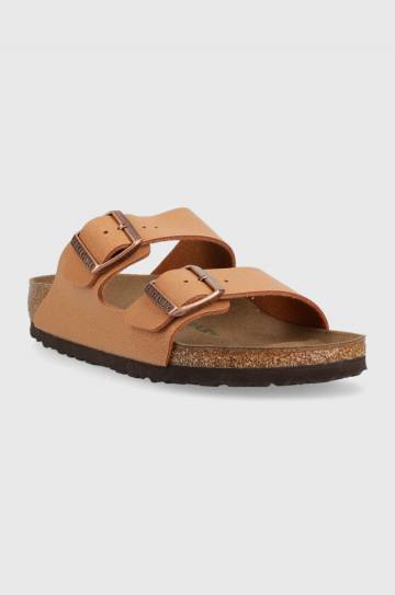 Шлепанцы Birkenstock Arizona женские цвет коричневый 1025046 Шлепанцы Birkenstock Arizona женские цвет коричневый 1025046