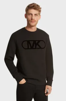Мужской черный свитшот EMPIRE LOGO CREW Черный S Michael Kors CH351QN5QU