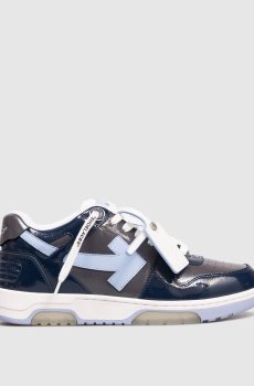 Кожаные лакированные кроссовки Out Of Office