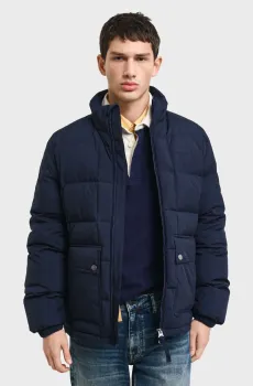 Мужской синий пуховик MID DOWN JACKET Синий XXL Gant 7006443