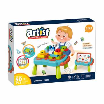 Детский игровой столик Zhorya с конструктором, 47*6*33 см, от 3 лет, 50 деталей (ZY1711110) Детский игровой столик Zhorya с конструктором, 47*6*33 см, от 3 лет, 50 деталей (ZY1711110)