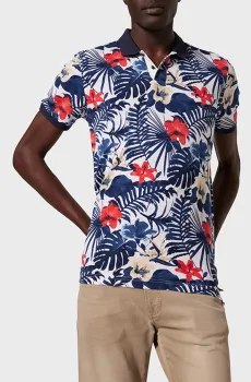 Мужское поло с узором Разноцветный XL Pierre Cardin PC.-C5 20974.2075