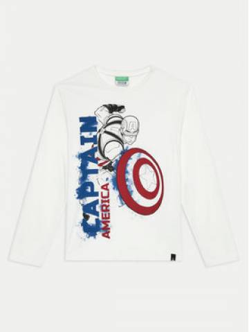 United Colors Of Benetton Блузка 3ATNC10M8 Білий Regular Fit United Colors Of Benetton Блузка 3ATNC10M8 Білий Regular Fit