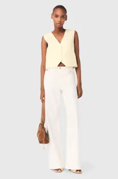 Женский желтый жилет Желтый 34 MAJE MFPTO01284_Pale Yellow