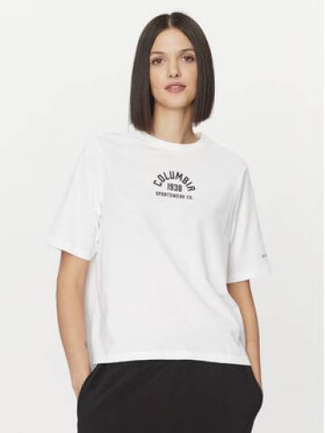 Columbia Технічна футболка North Cascades™ Relaxed Tee Білий Regular Fit Columbia Технічна футболка North Cascades™ Relaxed Tee Білий Regular Fit