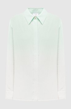 Зеленая блузка в эмблемы шаблон