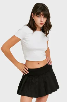 Женская черная плиссированная юбка Черный M Tally Weijl SSKPESUEDA