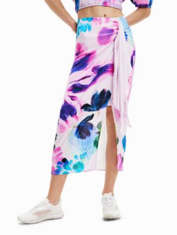 Desigual Спідниця-міді June-Lacroix 23SWFW25 Кольоровий Regular Fit Desigual Спідниця-міді June-Lacroix 23SWFW25 Кольоровий Regular Fit