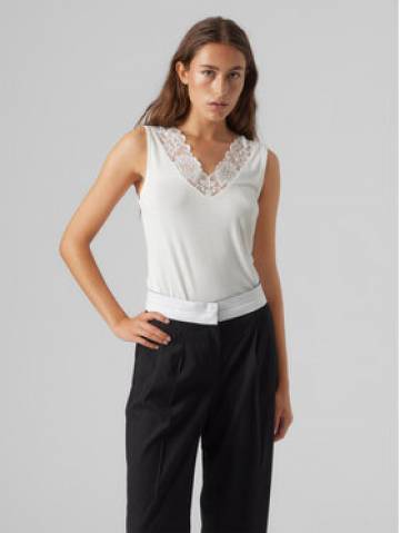 Vero Moda Топ Rosa 10293792 Білий Regular Fit Vero Moda Топ Rosa 10293792 Білий Regular Fit