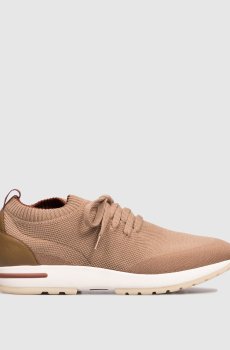 Коричневые кроссовки Flexy Walk из шерсти