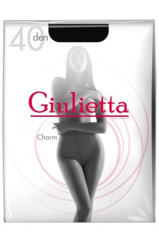 Колготки женские Giulietta Charm, 40 DEN, Nero, размер 3