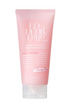 Несмываемая маска для волос LOdeurlette In England Colorfit Cherry Fleur Non Wash Hair Pack, 200 мл