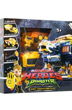 Динозавр-трансформер Dinoster Мега Дино-Смеш Анкило, от 5 лет, 25*9*10 см (EU580806)