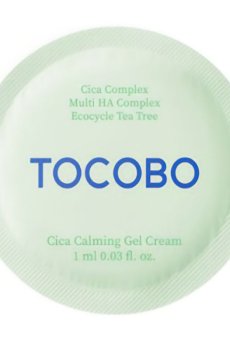 Увлажняющий гель-крем для лица Tocobo Cica Calming Gel Cream с центеллой азиатской, 1 мл (пробник)